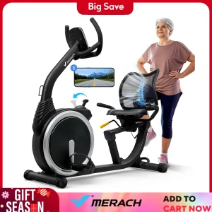 MERACH Recumbent Exercise Bike High-end for Home