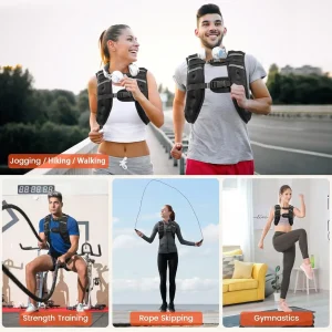 30LB ADJUSTABLE WEIGHT VEST (6-30lb for Men & Women)