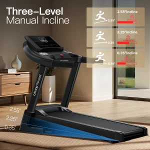 Home Folding Incline Treadmill with Pulse Sensors